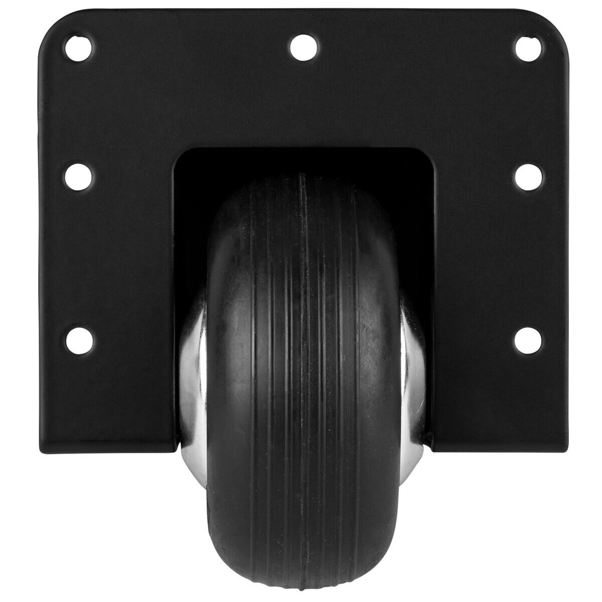 W2080K/HD 3" Heavy Duty Recessed Corner Caster Black